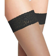 Falke Shelina 12 Denier Stay Up Stockings - Black