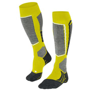 Falke SK2 Intermediate Skiing Knee-High Socks - Limelight Yellow