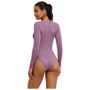 Body corto Falke Timeless Cotton Crew - Magnolia Lilac