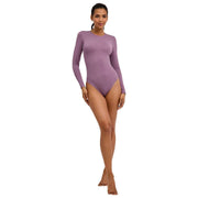 Body corto Falke Timeless Cotton Crew - Magnolia Lilac