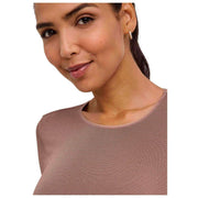 Body corto Falke Timeless Cotton Crew - Milkshake Brown