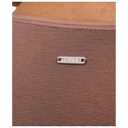 Body corto Falke Timeless Cotton Crew - Milkshake Brown