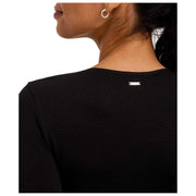 Falke Body Timeless De Algodón Con Cuello Redondo - Negro