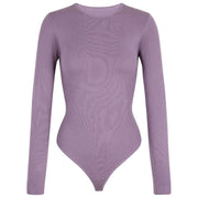 Body Falke Timeless Cotton Crew String - Magnolia Lila
