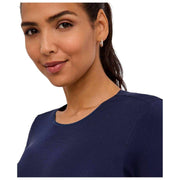 Falke Body Timeless De Algodón Con Cuello Redondo - Azul Espacial