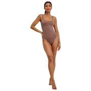 Body Falke Timeless Cotton Tank Brief - Milkshake Brown