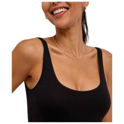 Falke Timeless Body De Tirantes De Algodón - Negro