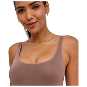 Body Falke Timeless Cotton Tank - Milkshake Brown