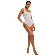 Falke Timeless Body De Tirantes De Algodón - Blanco Perla