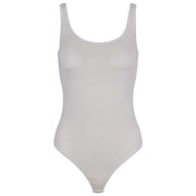 Falke Timeless Body De Tirantes De Algodón - Blanco Perla