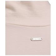 Falke Timeless Body Breve De Algodón Con Cuello Alto - Blanco Perla