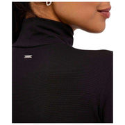 Falke Timeless Body De Algodón Con Cuello Alto Y Cordones - Negro