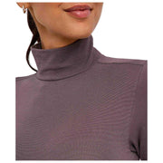 Falke Timeless Body De Algodón Con Cuello Alto Y Cordón - Gris Hierro