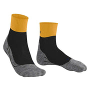 Falke TK2 Explore Trekking Cool Short Socks - Black/Yellow