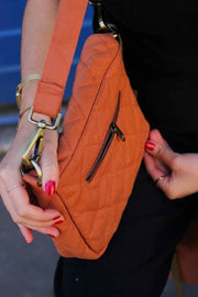 Bolso de hombro acolchado Hindbag Margault - Sienna