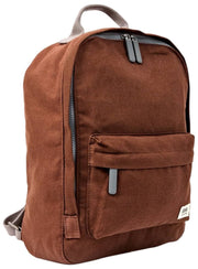 Mochila pequeña Roka Hampton de lona de algodón - Lindt Brown