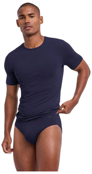 Camiseta Falke Daily Seamless con cuello redondo - Midnight Navy