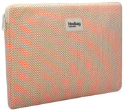 Maletín para portátil Hindbag Ava Small Weave de 13 pulgadas - Rosa Coral