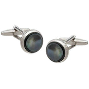 david-van-hagen-smokey-mother-of-pearl-cufflinks---greysilver-34498304