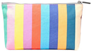 Roka Maida Vale Bolso mediano de lona de algodón - Rayas anchas y multicolores