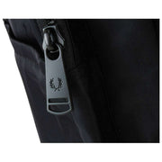 Fred Perry Mochila De Nylon Arrugado - Negro