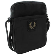 Fred Perry Bolso Lateral Pequeño De Nylon Arrugado - Negro