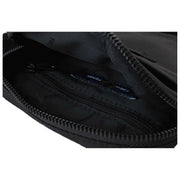 Fred Perry Bolso Lateral Pequeño De Nylon Arrugado - Negro