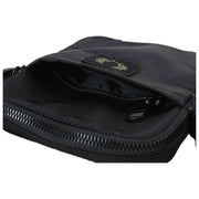Fred Perry Bolso Lateral Pequeño De Nylon Arrugado - Negro