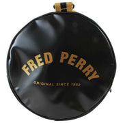 Fred Perry Bolso Barril Clásico Con Tipped - Negro/Dorado