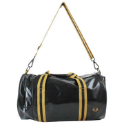 Fred Perry Bolso Barril Clásico Con Tipped - Negro/Dorado