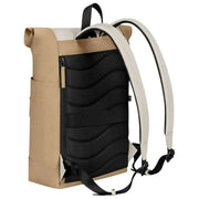 Gaston Luga Mochila Splash Rolltop 14" - Marrón Latte/Crema Nube