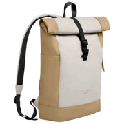 Gaston Luga Mochila Splash Rolltop 16" - Marrón Latte/Crema Nube