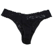 Hanky Panky Signature Lace Paquete de 3 tangas de talle original - Chai/Negro/Granada oscura