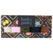 Paquete de 5 tangas de encaje exclusivo de Hanky Panky - Marshmallow/Bliss/Boysenberry/Navy/Macchiato
