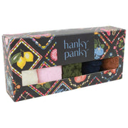 Paquete de 5 tangas de encaje exclusivo de Hanky Panky - Marshmallow/Bliss/Boysenberry/Navy/Macchiato