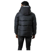 Helvetica Mountain Pioneers Parka con capucha Barnes - Negro