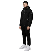 Helvetica Mountain Pioneers Chaqueta Cortavientos Con Capucha Eyeblock - Negro