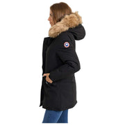 Helvetica Mountain Pioneers Parka con capucha Lilli - Negro/Natural