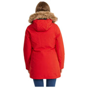 Helvetica Mountain Pioneers Parka con capucha Lilli - Rojo/Natural