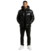 Helvetica Mountain Pioneers Anorak con capucha Pinto 2 - Negro