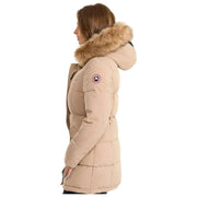 Helvetica Mountain Pioneers Parka con capucha Sarah - Taupe Beige