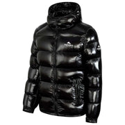 Helvetica Mountain Pioneers Chaqueta con capucha espacial - Negro