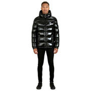 Helvetica Mountain Pioneers Chaqueta con capucha espacial - Negro