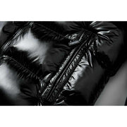 Helvetica Mountain Pioneers Chaqueta con capucha espacial - Negro