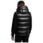 Helvetica Mountain Pioneers Chaqueta con capucha sin mangas Space - Negro
