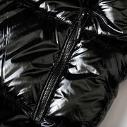 Helvetica Mountain Pioneers Chaqueta de plumas con capucha Viber - Negro