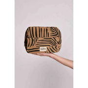 Neceser Hindbag Alix extra grande - Cinnamon Zebra Brown