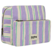 Hindbag Alix Neceser Extra Grande - Verde/Parma Stripes