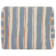 Hindbag Alix Neceser Extra Grande - Naranja/Azul Rayas