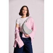 Hindbag Andrea Bolso Media Luna - Rayas Azules